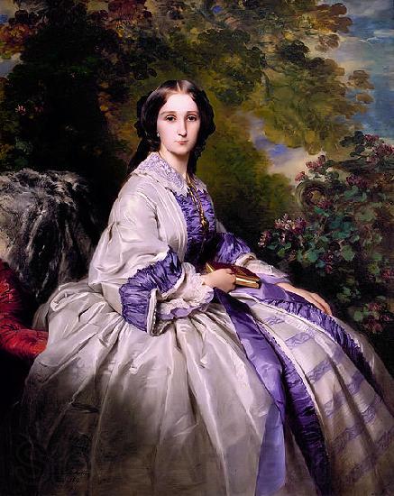 Franz Xaver Winterhalter Countess Alexander Nikolaevitch Lamsdorff France oil painting art